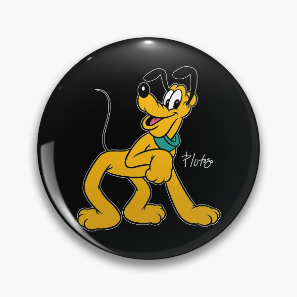 Item preview, Pluto the Dog Retro Character Pose Dogs Fans designed and sold by nryum.