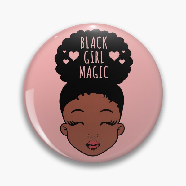 Item preview, Black Girl Magic, African American Girl, Heart designed and sold by nasr-say.