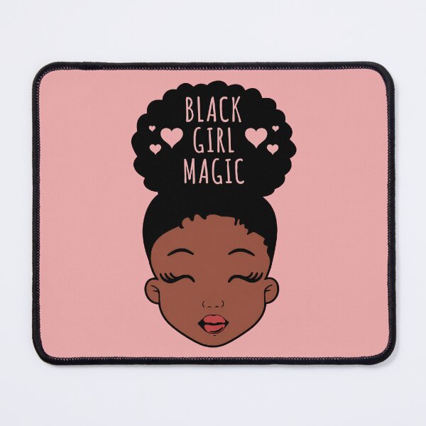 Item preview, Black Girl Magic, African American Girl, Heart designed and sold by nasr-say.