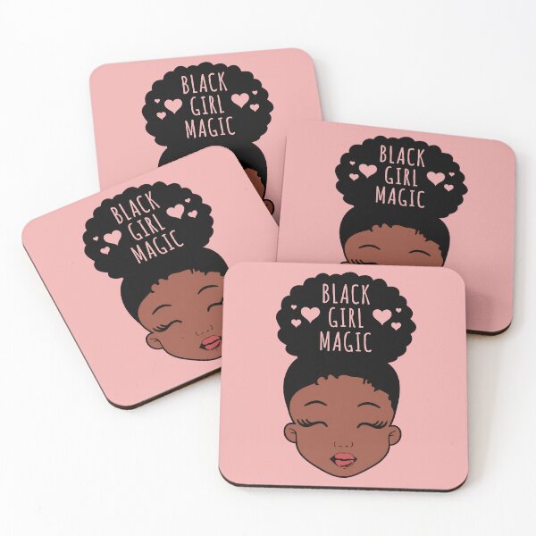 Item preview, Black Girl Magic, African American Girl, Heart designed and sold by nasr-say.