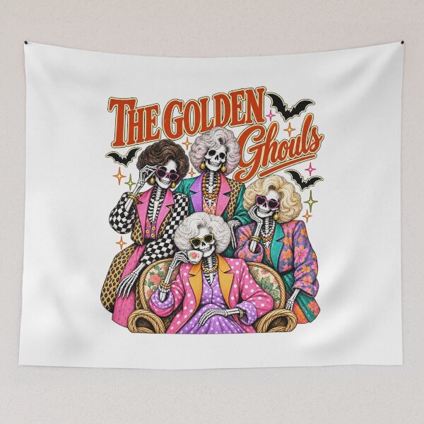 Item preview, The Golden Ghouls Preppy Halloween Friends designed and sold by DropTheChan.