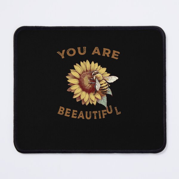 Item preview, You Are Beeautiful Honey Bee Sunflower Vibe Art designed and sold by CalebMayo.