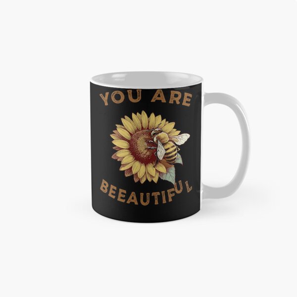 Item preview, You Are Beeautiful Honey Bee Sunflower Vibe Art designed and sold by CalebMayo.