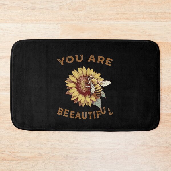 Item preview, You Are Beeautiful Honey Bee Sunflower Vibe Art designed and sold by CalebMayo.