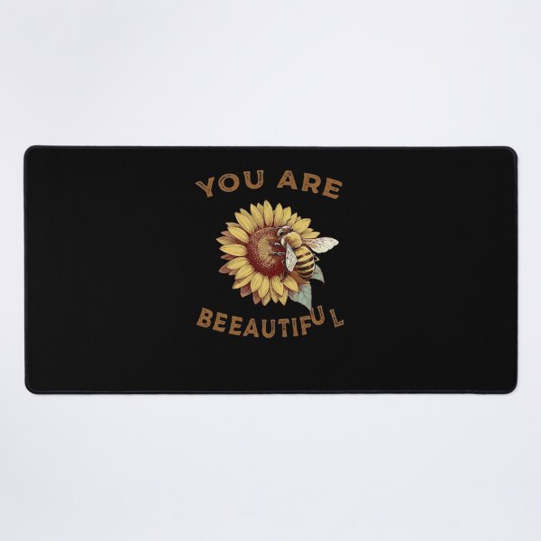 Item preview, You Are Beeautiful Honey Bee Sunflower Vibe Art designed and sold by CalebMayo.