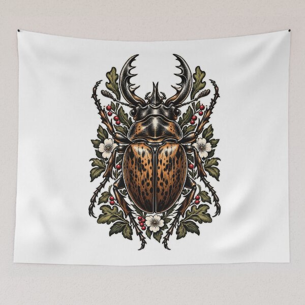 Item preview, Beetle Woodcut designed and sold by TOMSZE.
