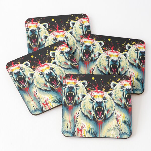 Item preview, Roaring Polar Bears designed and sold by pUNKnown.