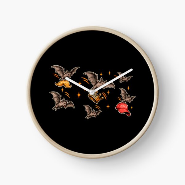 Item preview, Funny Anti Trump Halloween Bats Carrying Red Hat Crown designed and sold by watanabeee.