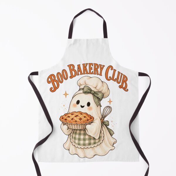 Item preview, Boo Bakery Club Cute Baking Ghost designed and sold by cookingtherapy.