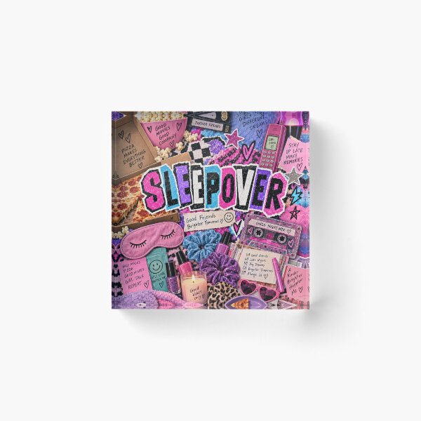 Item preview, 90s Sleepover Girls Night Collage designed and sold by MetaModel Editions.