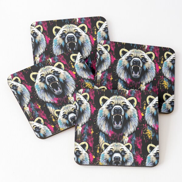 Item preview, Roaring Polar Bears Pattern designed and sold by pUNKnown.
