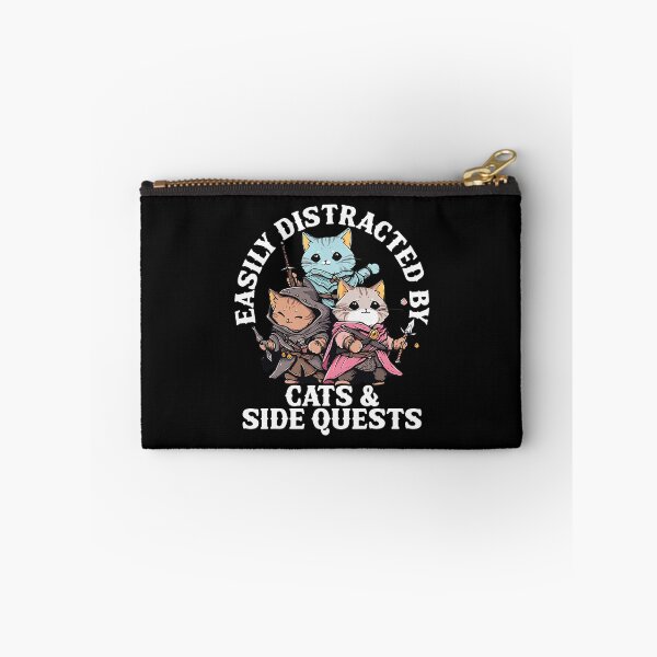 Item preview, Cats Side Quest Funny Fantasy Gaming Adventure designed and sold by khdmalakarak.