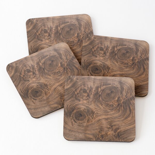 Item preview, Gnarly Wood Grain Texture Swirling Burl Wood Pattern designed and sold by Sybille-Yates.