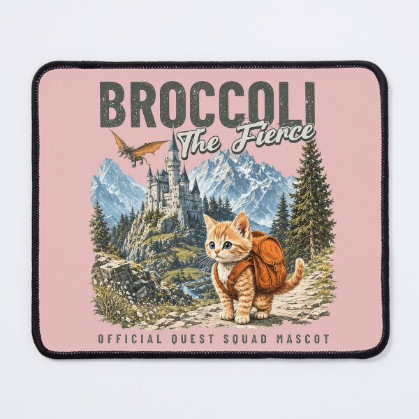 Item preview, Broccoli the Fierce, Sworn Protector of the Quest Squad, Fourth Wing Inspired, Fantasy Bookish designed and sold by nasr-say.