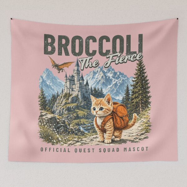 Item preview, Broccoli the Fierce, Sworn Protector of the Quest Squad, Fourth Wing Inspired, Fantasy Bookish designed and sold by nasr-say.