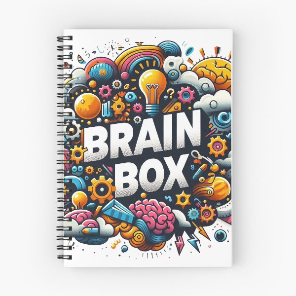 Item preview, Brain Box Creative Genius Ideas Knowledge Lover Design. designed and sold by The-T-In-Retro.