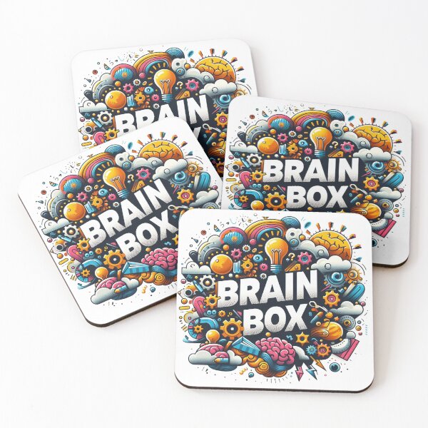 Item preview, Brain Box Creative Genius Ideas Knowledge Lover Design. designed and sold by The-T-In-Retro.