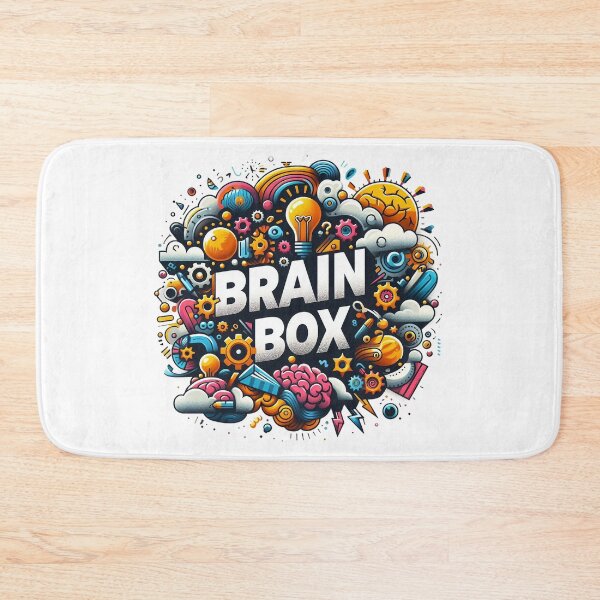 Item preview, Brain Box Creative Genius Ideas Knowledge Lover Design. designed and sold by The-T-In-Retro.