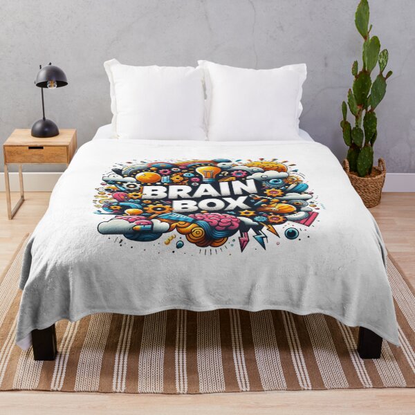 Item preview, Brain Box Creative Genius Ideas Knowledge Lover Design. designed and sold by The-T-In-Retro.