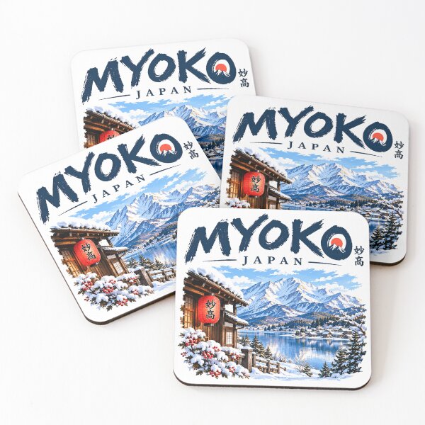 Item preview, Myoko Japan | Japanese Alpine Winter Travel Art designed and sold by Mathias Yakubu Design.