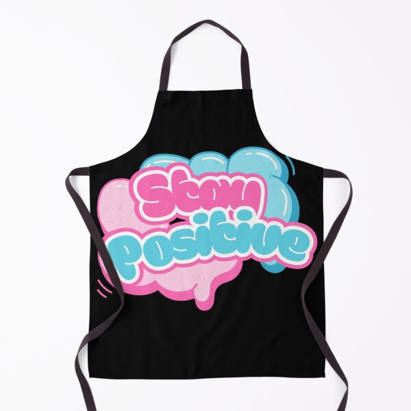 Item preview, Stay Positive Pink and Blue Graffiti Bubble designed and sold by Rynasvz.