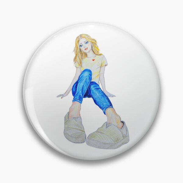 Item preview, Nobody Walks In Your Shoes - Blonde Girl Wide Angle Perspective Illustration designed and sold by alilu-art .