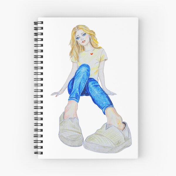 Item preview, Nobody Walks In Your Shoes - Blonde Girl Wide Angle Perspective Illustration designed and sold by alilu-art .