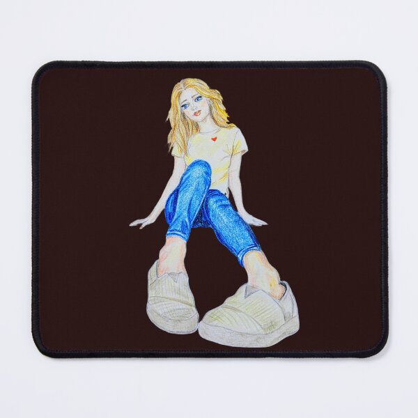 Item preview, Nobody Walks In Your Shoes - Blonde Girl Wide Angle Perspective Illustration designed and sold by alilu-art .