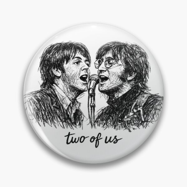 Item preview, Two of Us – Music Sketch Art designed and sold by simplehcity.