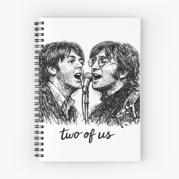 Item preview, Two of Us – Music Sketch Art designed and sold by simplehcity.