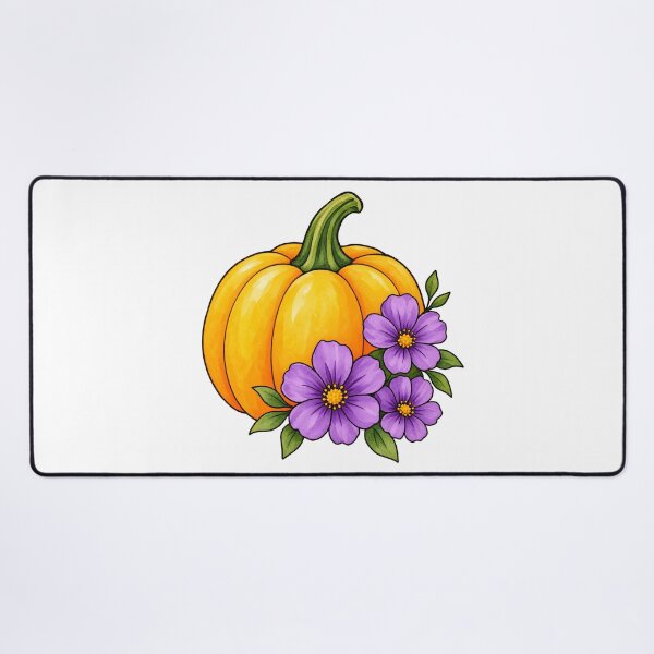 Item preview, Pumpkin with Flowers designed and sold by GraphicsClub.