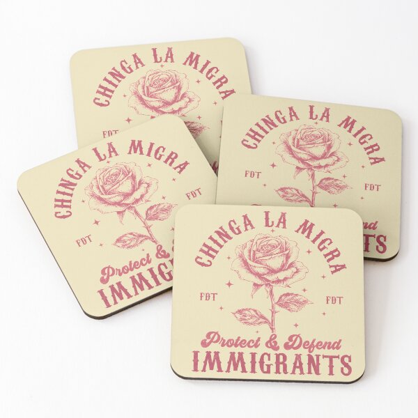 Item preview, Chinga La Migra Protect Defend Immigrants, Anti Trump FDT, Pro Immigration Activist designed and sold by nasr-say.