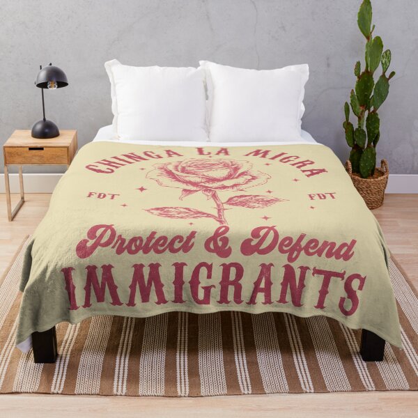 Item preview, Chinga La Migra Protect Defend Immigrants, Anti Trump FDT, Pro Immigration Activist designed and sold by nasr-say.