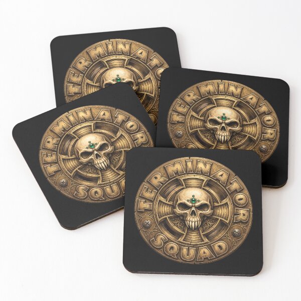 Item preview, Terminator Squad - Sci-Fi Military Retro Badge Art designed and sold by BravenBold.