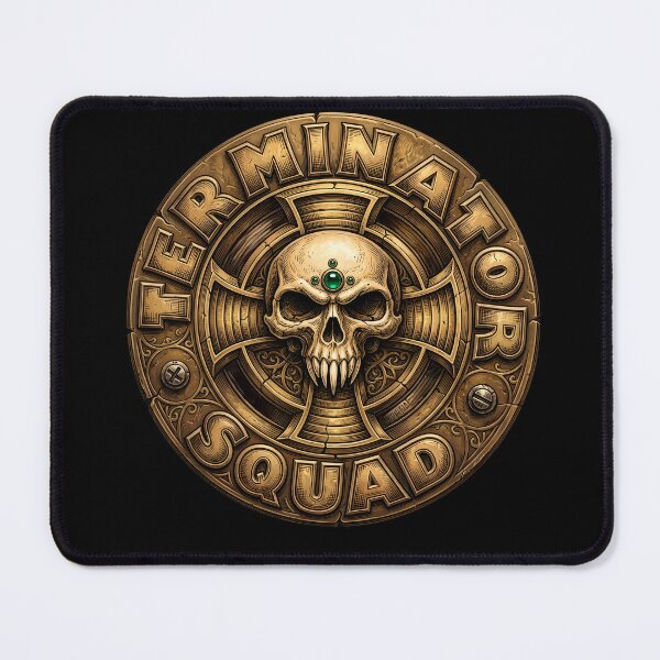 Item preview, Terminator Squad - Sci-Fi Military Retro Badge Art designed and sold by BravenBold.