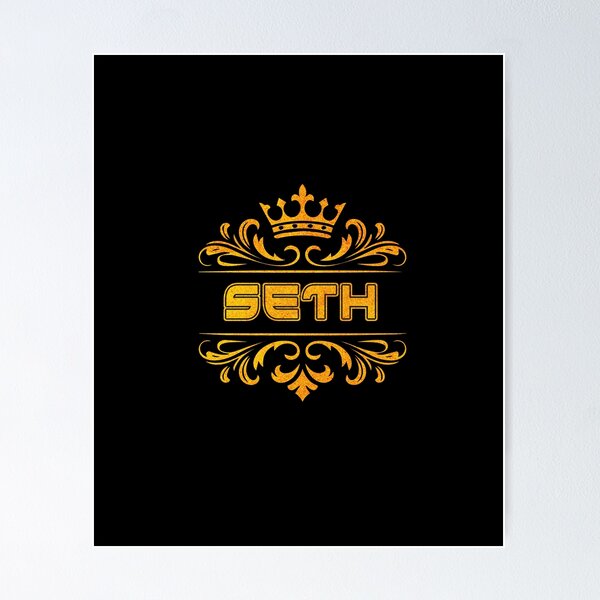 Item preview, Seth Personalized Funny & Unique Custom Name Design with Crown designed and sold by Watsonarts.