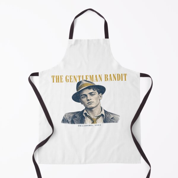 Item preview, The Gentleman Bandit Vintage Halftone Portrait 1930s designed and sold by Art&Fun.