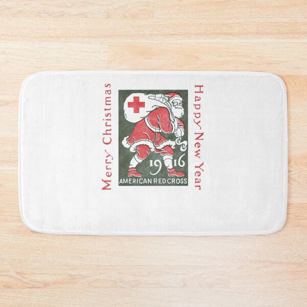 Item preview, Vintage Christmas Santa Claus Red Cross Holiday Art designed and sold by SofiaBrand.