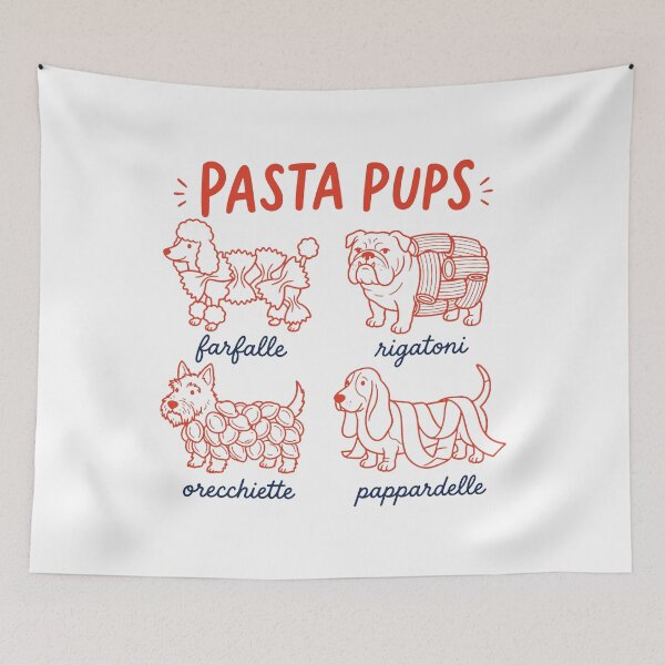 Item preview, Pasta Pups - Dachshund - Pasta Pups Dachshund -  Funny Dachshund Spaghetti - Wiener Dog Italian Food - Foodie Dog  designed and sold by cleanframe.
