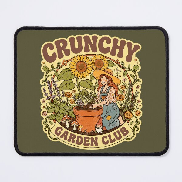 Item preview, Crunchy Garden Club designed and sold by Finding Source Designs.