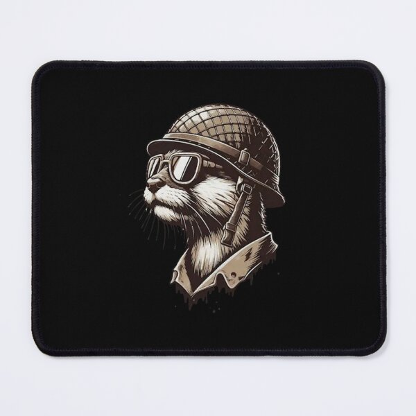 Item preview, Funny Military Otter Soldier Helmet Tactical Animal Art designed and sold by SofiaBrand.