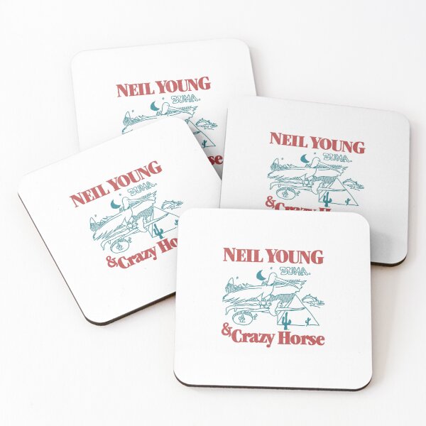 Item preview, Classic 70s vintage neil young & crazy horse fanmade designed and sold by DorkStarMedia.