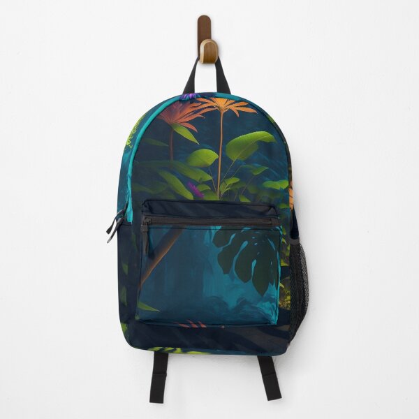 Item preview, Mystical Night Jungle Glowing Nature Adventure Art designed and sold by Glitchart66.