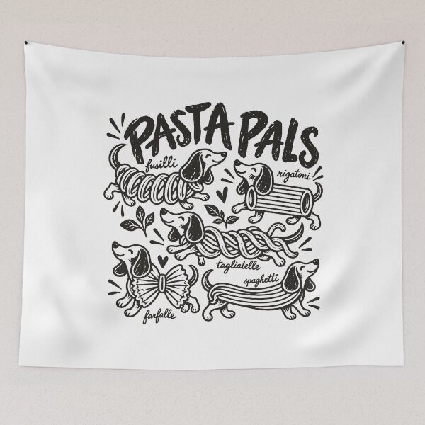 Item preview, Pasta Pups - Dachshund - Pasta Pups Dachshund -  Funny Dachshund Spaghetti - Wiener Dog Italian Food designed and sold by cleanframe.