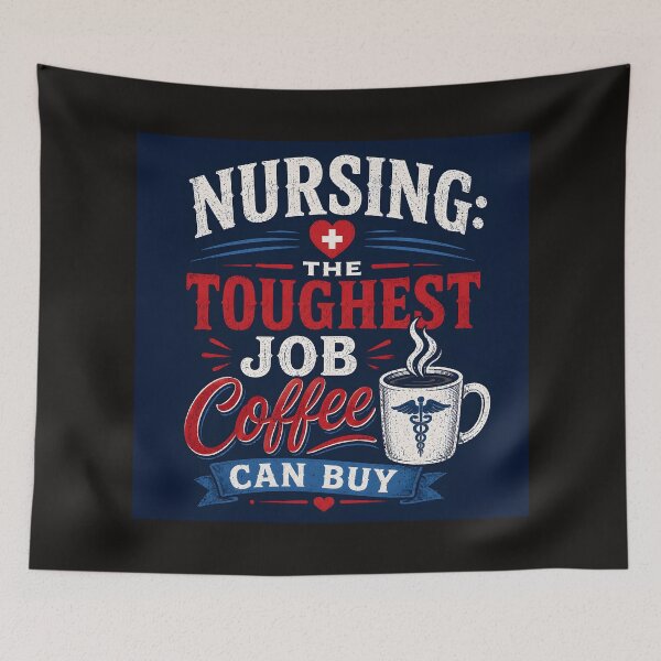 Item preview, Nursing The Toughest Job Coffee Can Buy Funny Medical Professional designed and sold by Sybille-Yates.