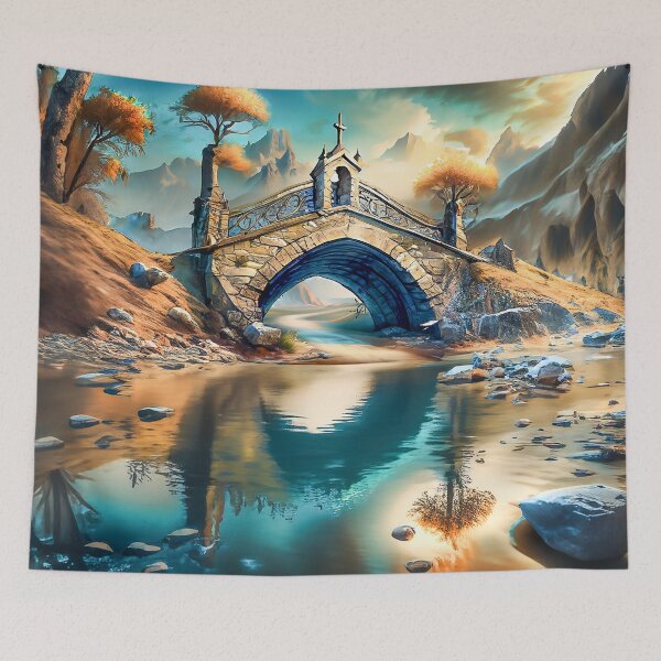 Item preview, Stone Bridge to Paradise designed and sold by ARTmanhART.
