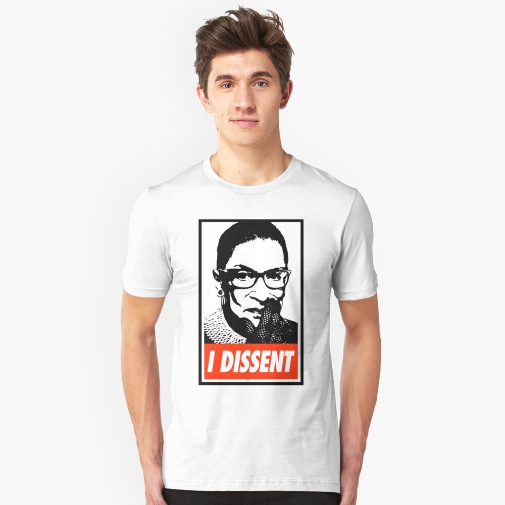 Notorious RBG I Dissent Slim Fit T-Shirt