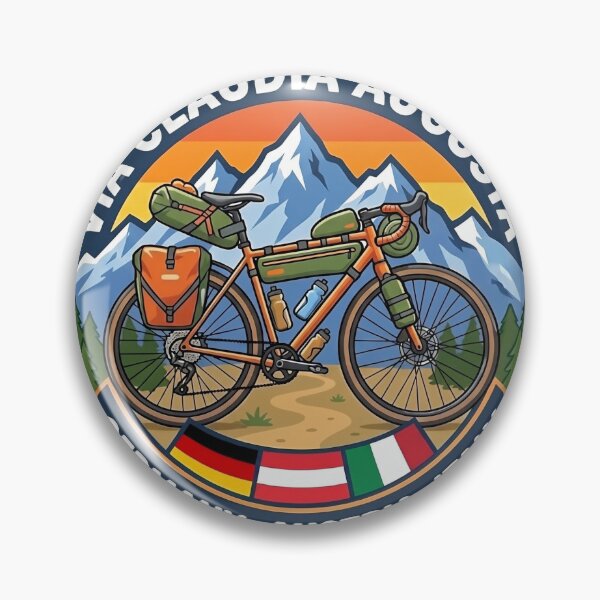 Artikelvorschau, Via Claudia Augusta Cycle entworfen und verkauft von MyMonkeyMerch.