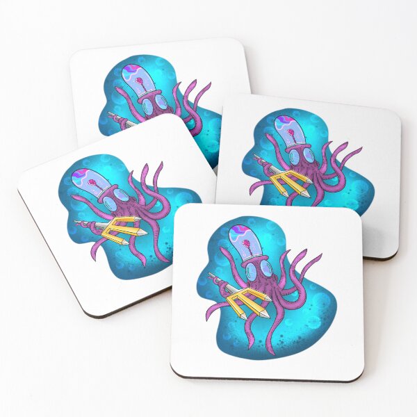 Item preview, Purple Kraken Octopus with a Golden Trident designed and sold by Steven van Horick.