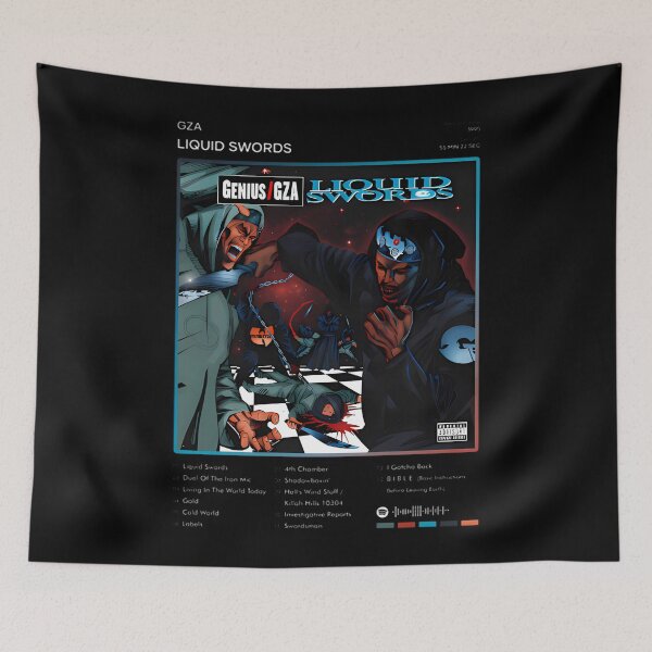 Item preview, Gzas - Liquid Swords Tracklist Album designed and sold by MohammedBoueyK.